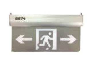 天津海灣HW-BLJC-2LEⅡ1W-N462雙面單向標志燈集中電源集中控制型消防應急標志燈具